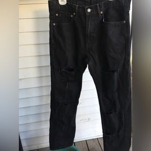 Levi Strauss 505 Men, 34-34 Black Jeans